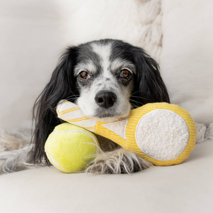 TENNIS POP // ENRICHMENT DOG TOY // Squeaky Ball Set - Crew LaLa