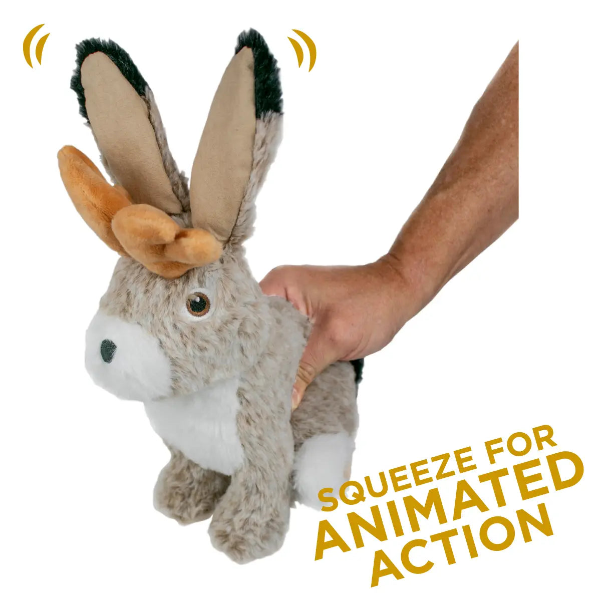 Animated Jackalope Toy - Crew LaLa