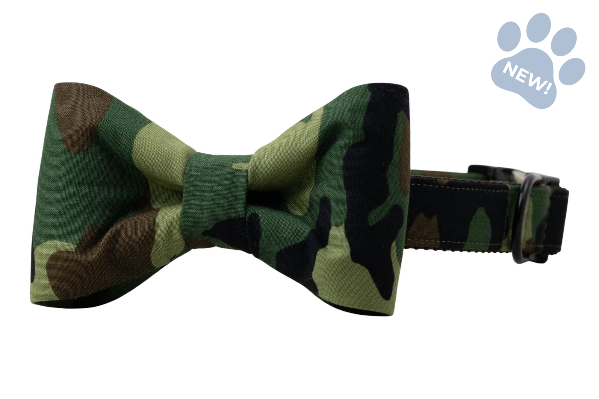 New Recruit Camo Bow Tie Collar - Crew LaLa