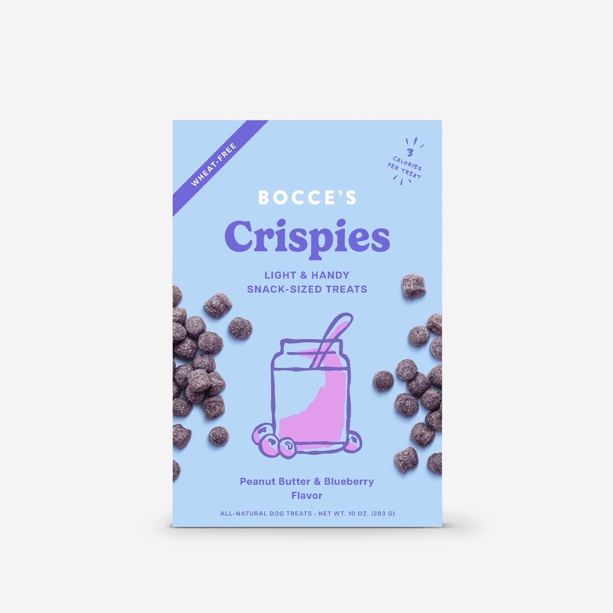 PB + Blueberry Crispies
