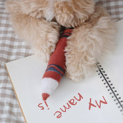 CRAYONS // ENRICHMENT DOG TOY // Squeaky + Snuffle Set - Crew LaLa