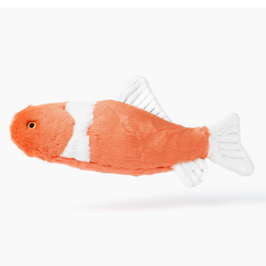Fluff & Tuff™ "Finn Koi SQUEAKERLESS" Dog Toy - Crew LaLa