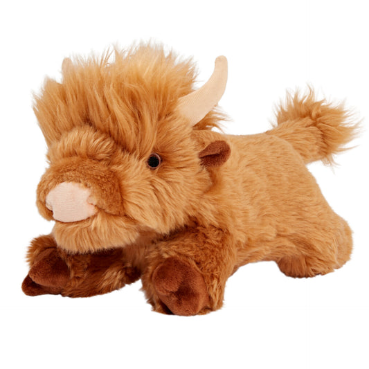 Fluff & Tuff™ "Shaggy the Highland Cow" Dog Toy - Crew LaLa