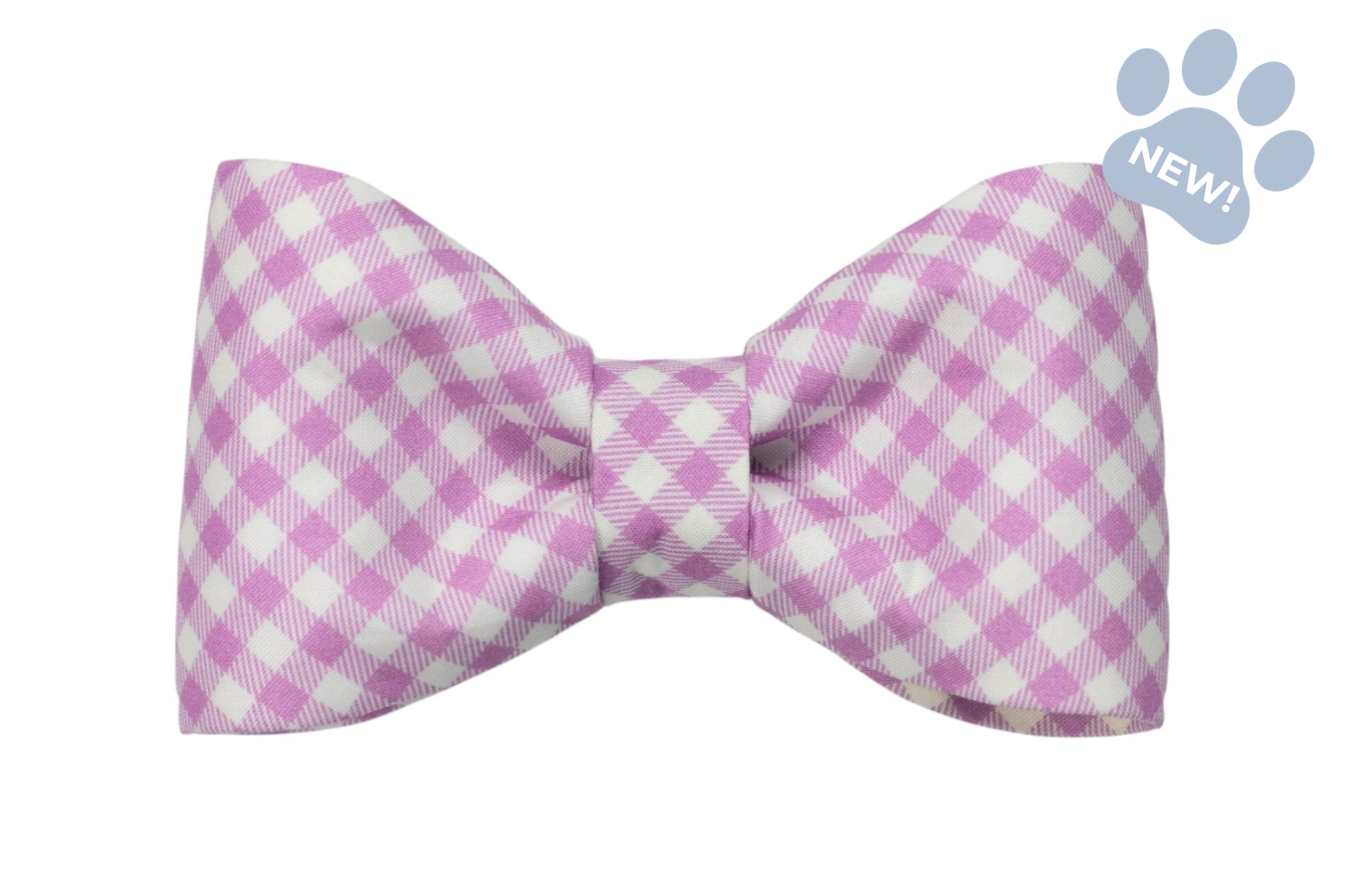 Violet Gingham Bow Tie - Crew LaLa