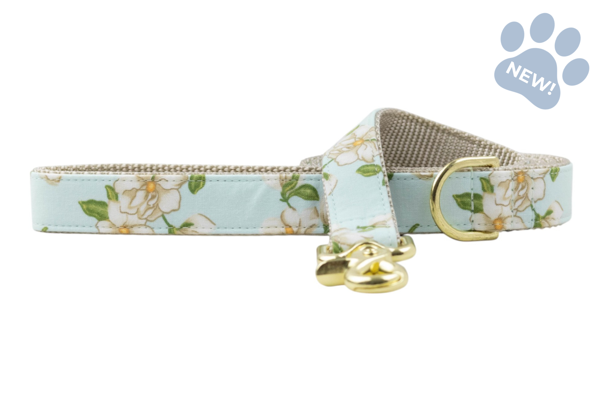 Sky Magnolia Dog Leash - Crew LaLa
