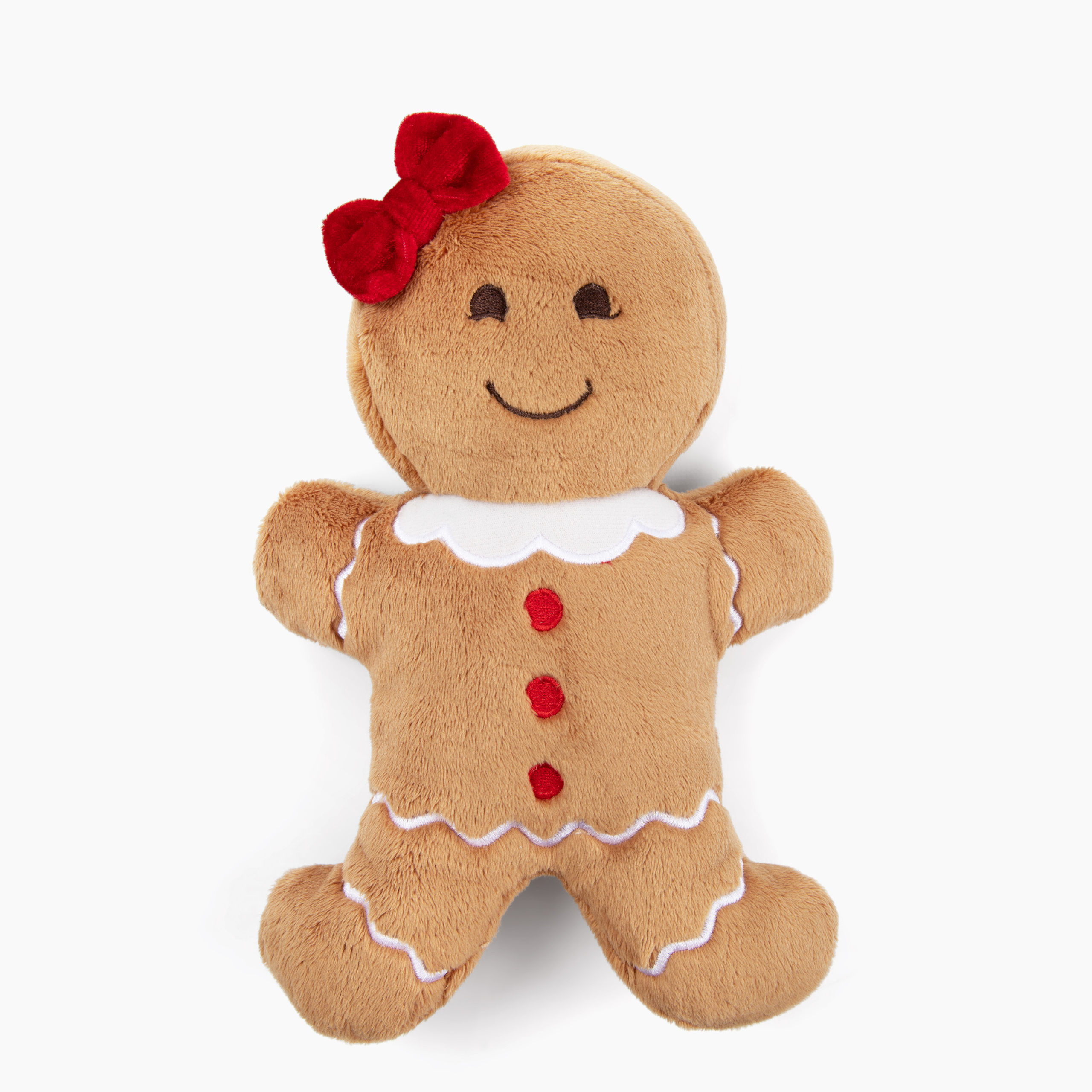 Fluff & Tuff™ "Judy Gingerbread" Dog Toy - Crew LaLa