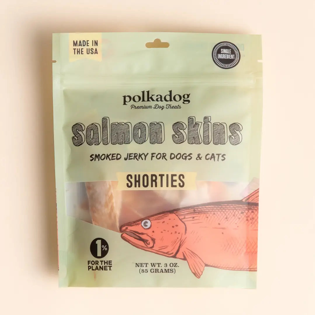 Salmon Skin Smoked Jerky Dog Treats - Crew LaLa
