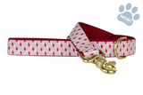 Pink Candy Cane Stripe Dog Leash
