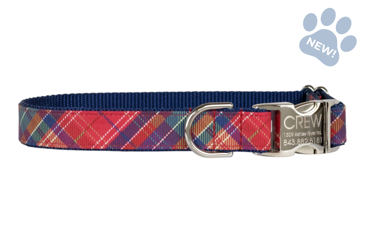 McCallister Plaid Dog Collar