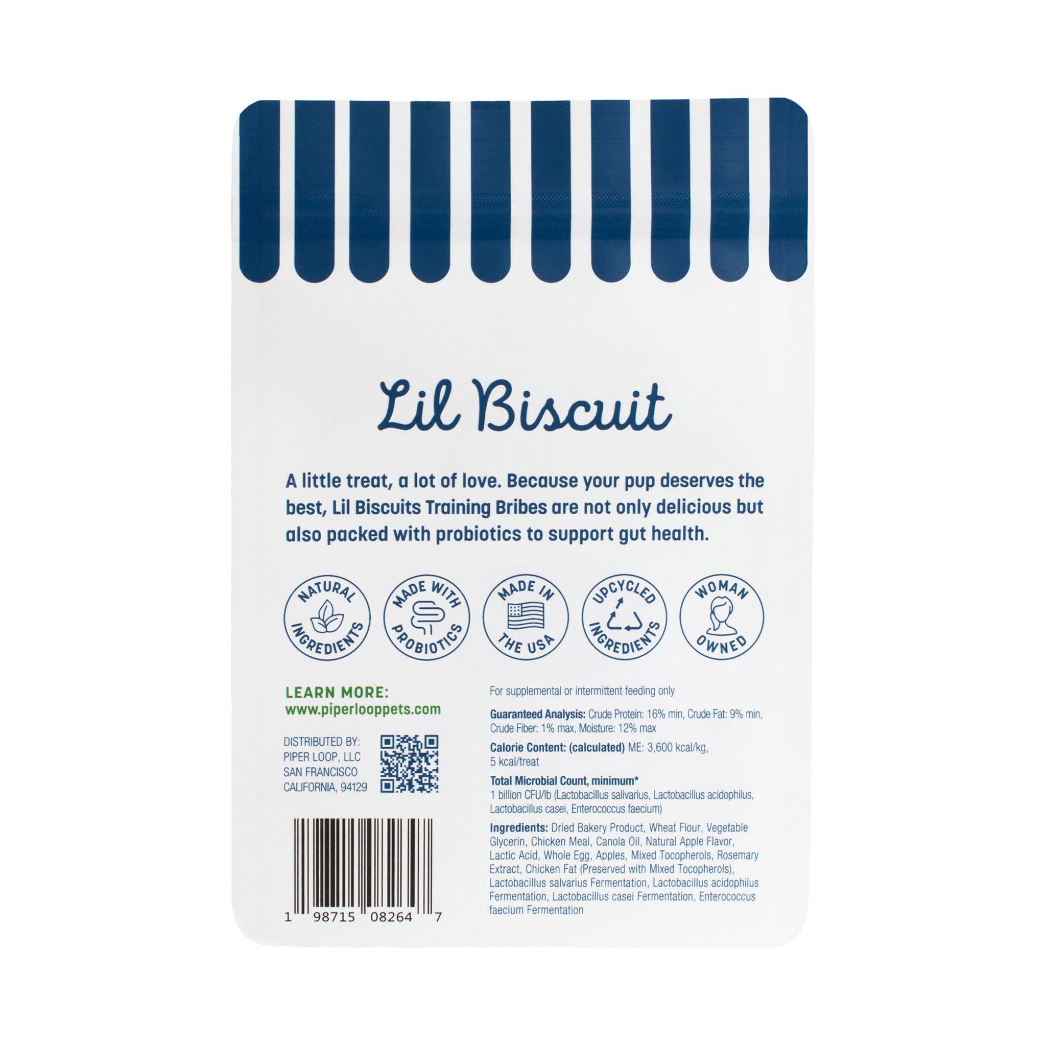 Lil Biscuit Chewy Chicken & Apple
