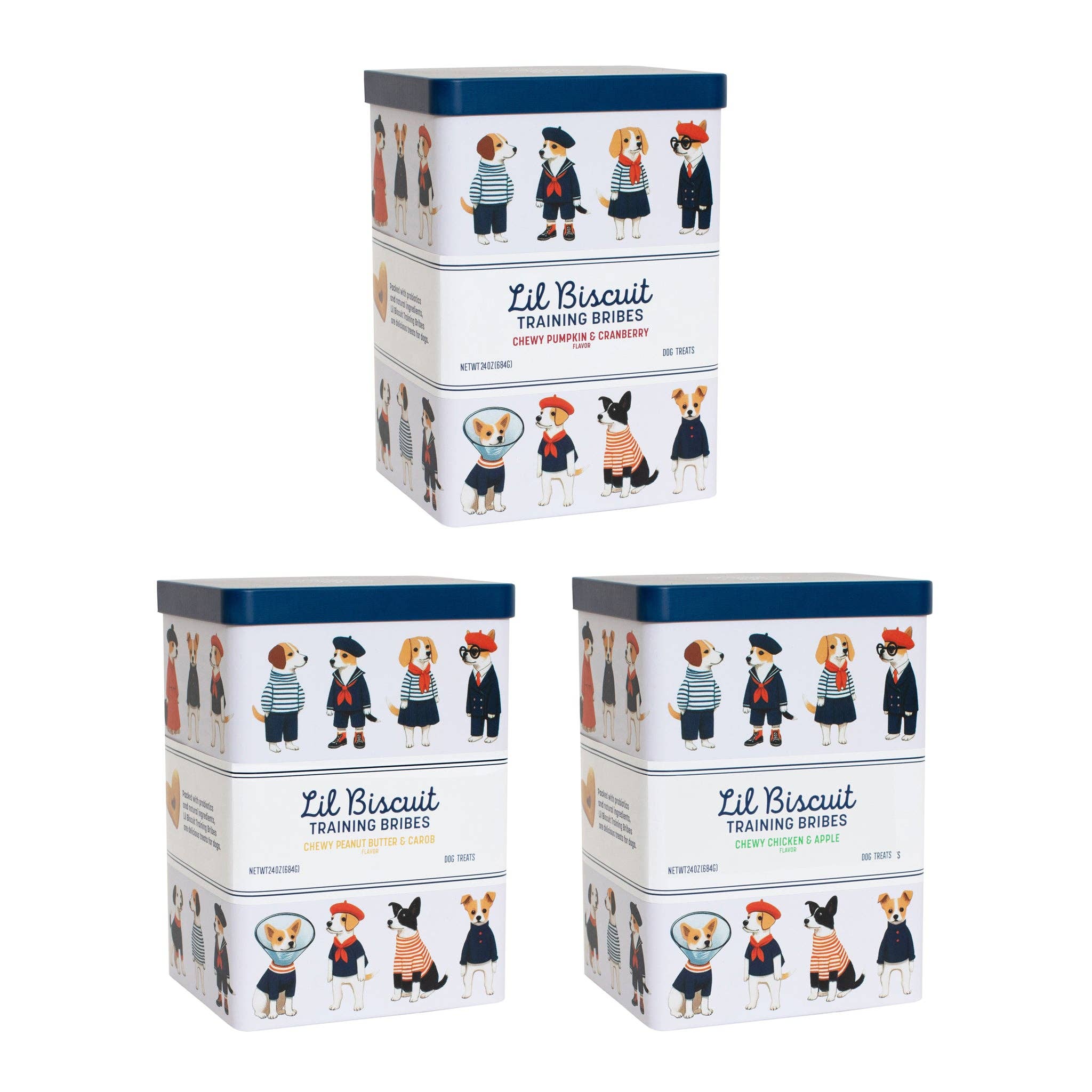Decorative Tin — Chewy 3-Pack - Crew LaLa