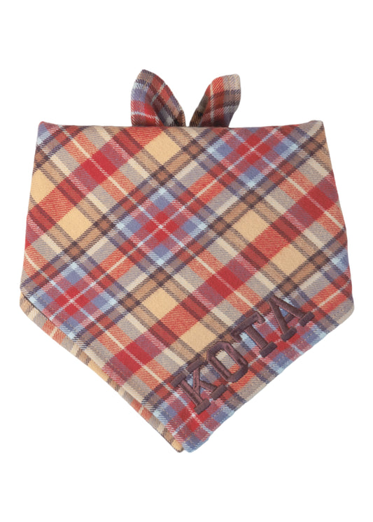 Hemingway Flannel Dog Bandana - Crew LaLa