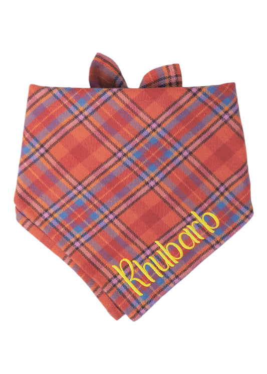 Campfire Flannel Dog Bandana - Crew LaLa