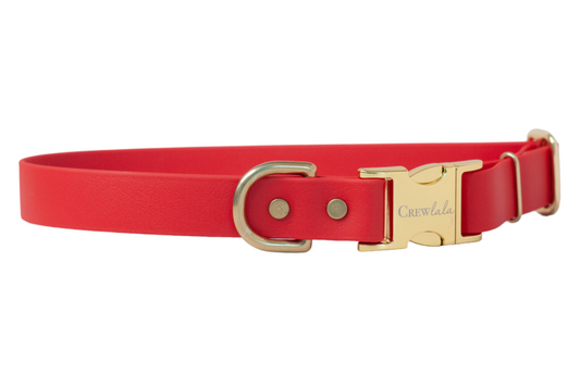 Red Biothane Collar - Crew LaLa