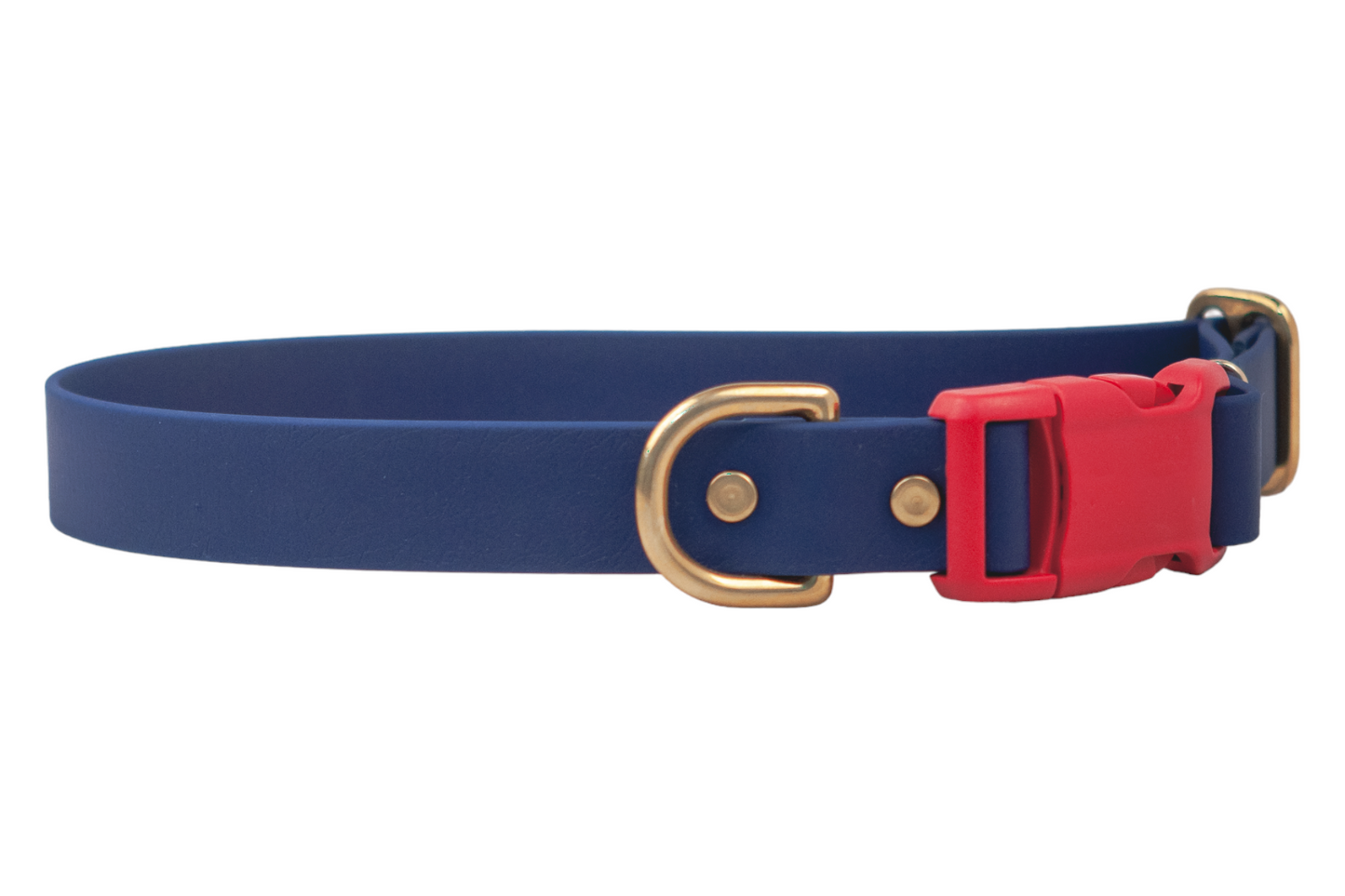 Navy Biothane Collar