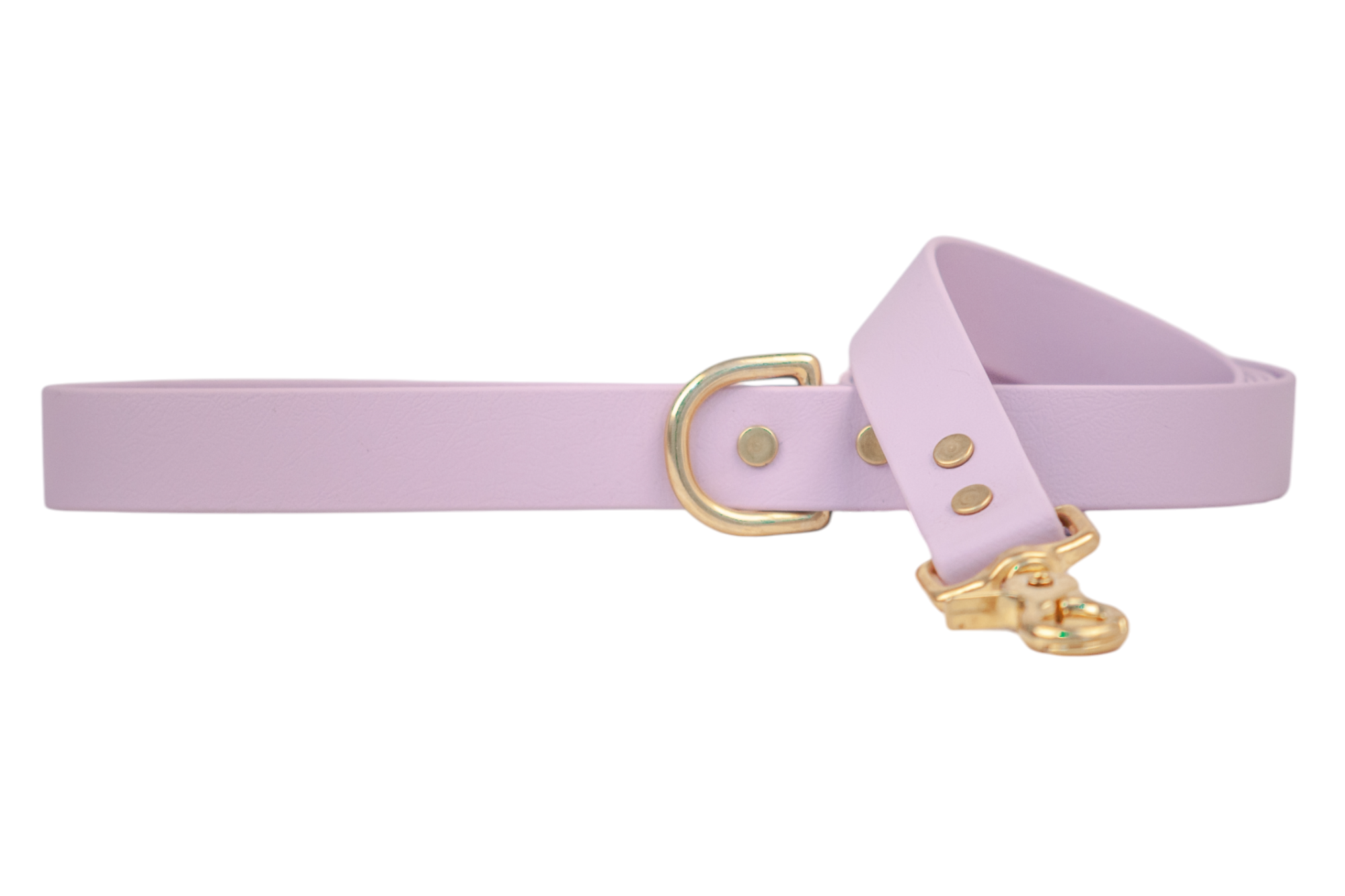 Lavender Biothane 2' Traffic Leash - Crew LaLa