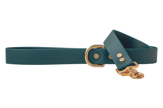 Hunter Green Biothane 2' Traffic Leash