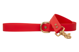 Red Biothane 5' Dog Leash