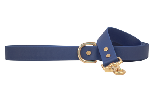 Navy Biothane 2' Traffic Leash - Crew LaLa