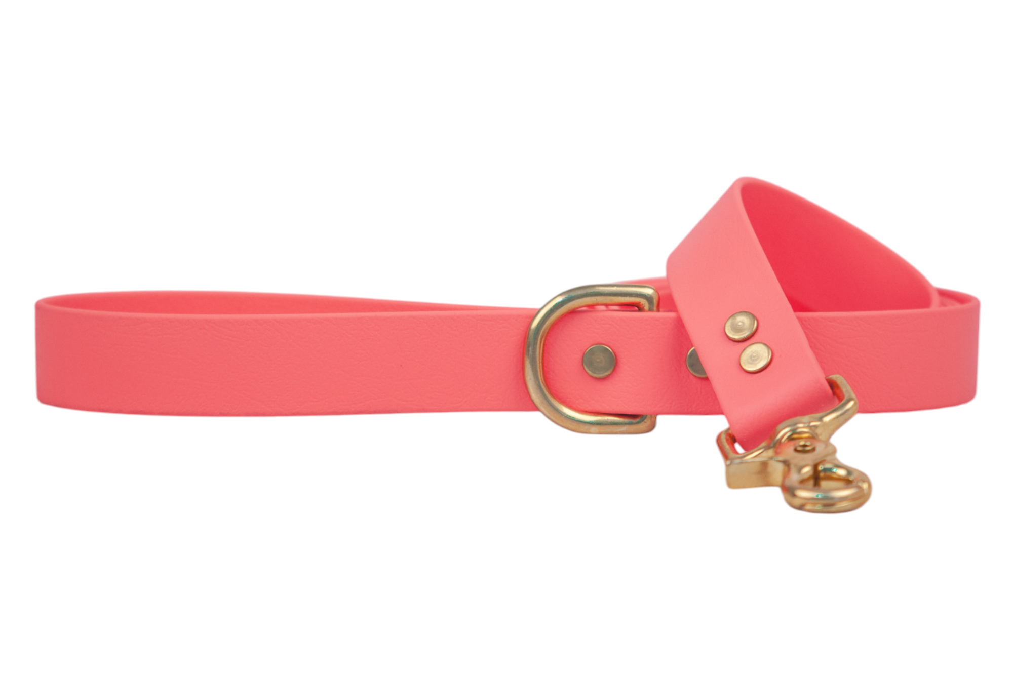 Coral Biothane 2' Traffic Leash - Crew LaLa