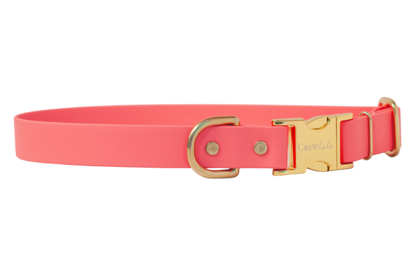 Coral Biothane Collar - Crew LaLa