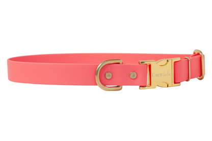 Coral Biothane Collar - Crew LaLa