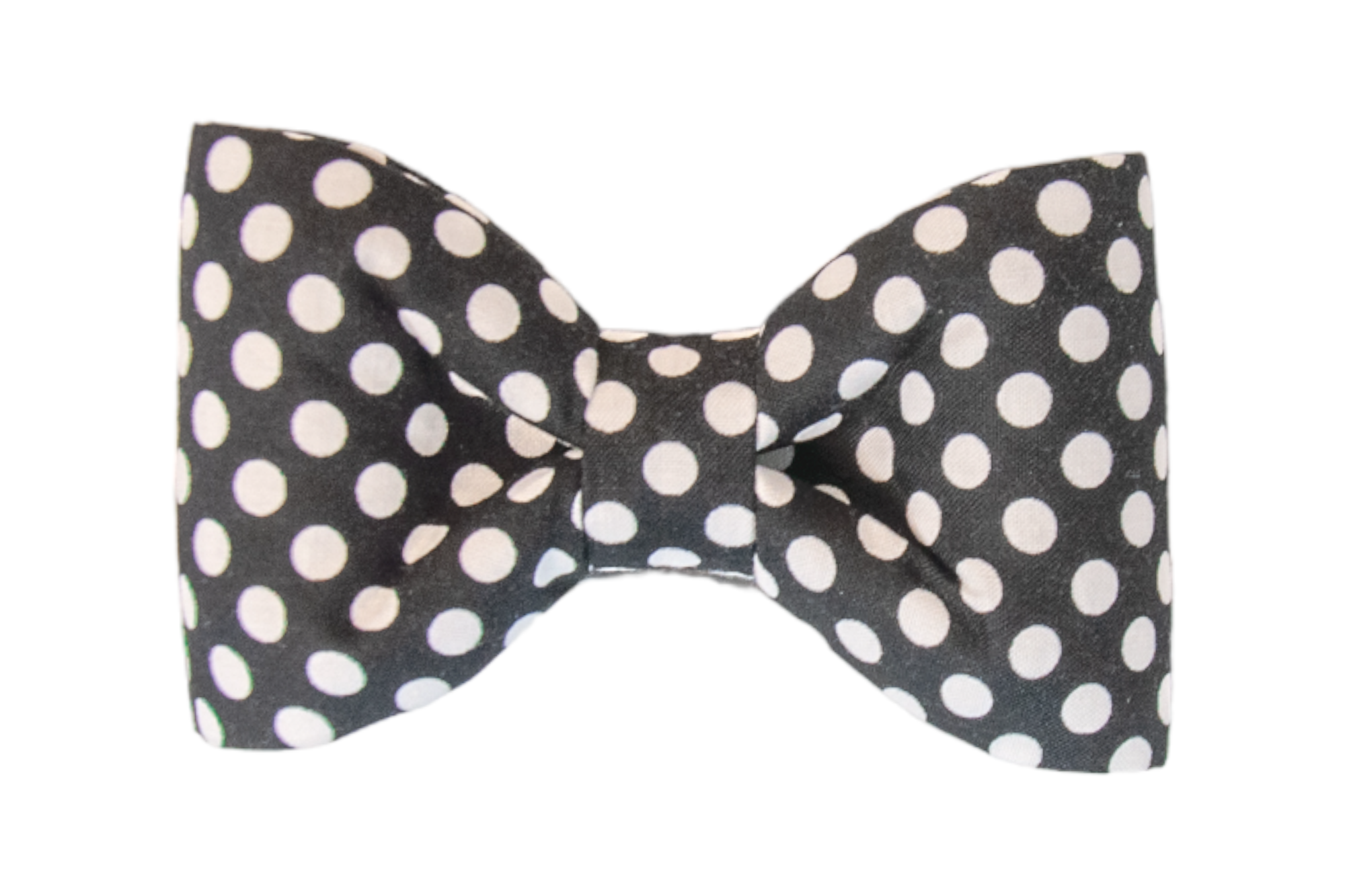Black and White Polka Dot Bow Tie - Crew LaLa