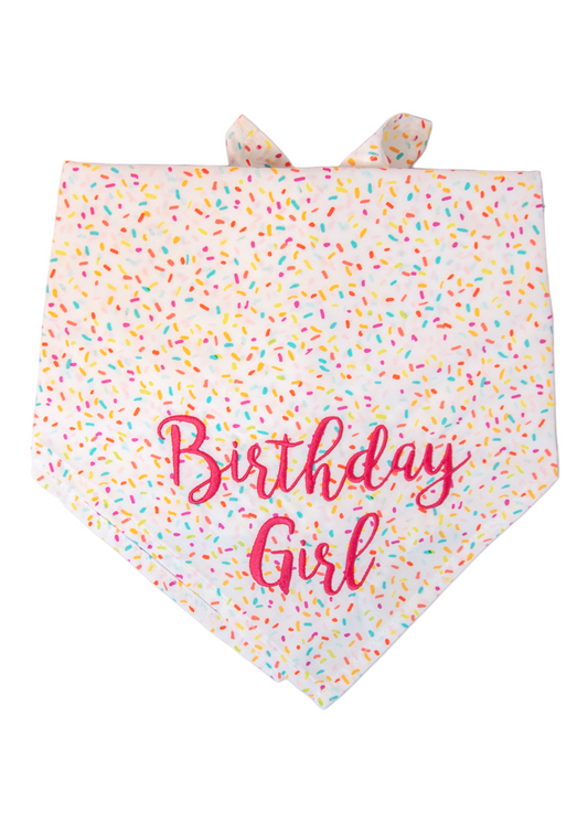 Birthday Girl Dog Bandana - Crew LaLa