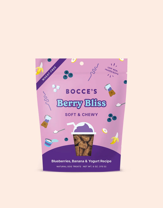 Bocce's "Berry Bliss" Soft & Chewy Dog Treats - Crew LaLa