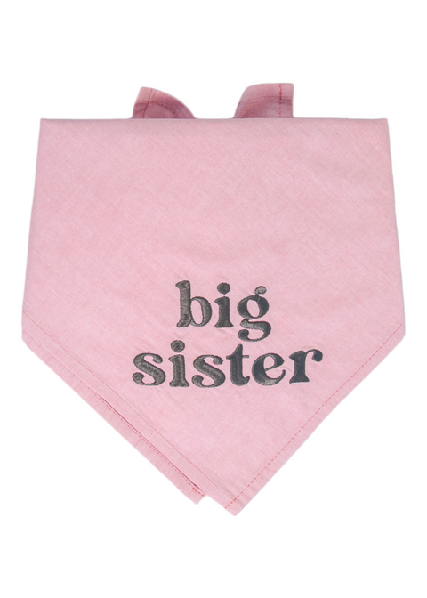 Big Sister Dog Bandana - 3 Styles!