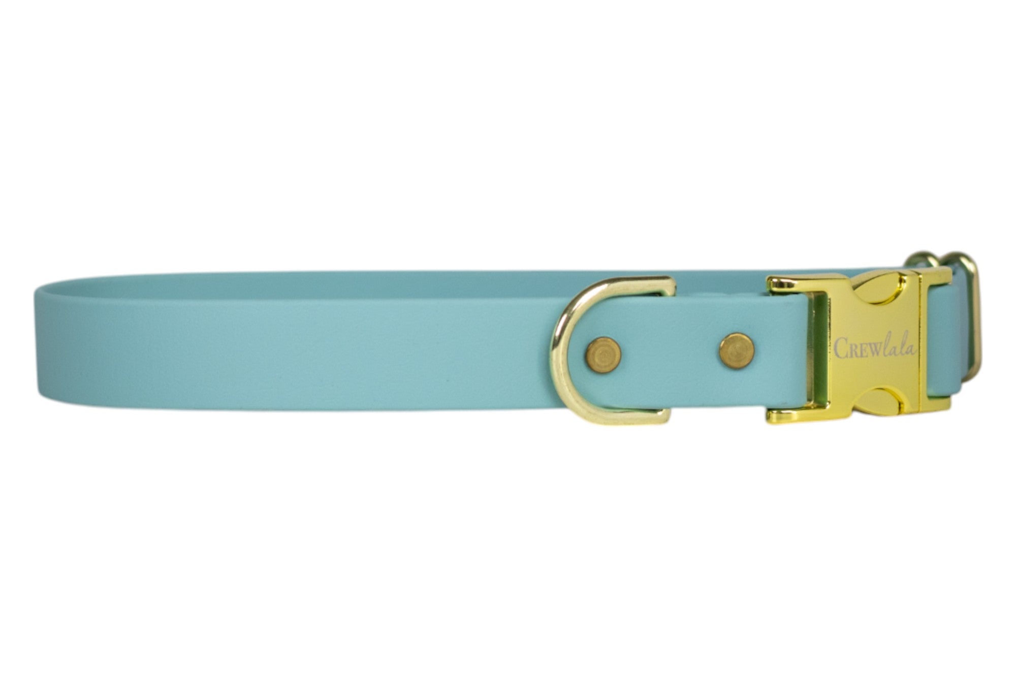 Dusty Turquoise Biothane Collar - Crew LaLa