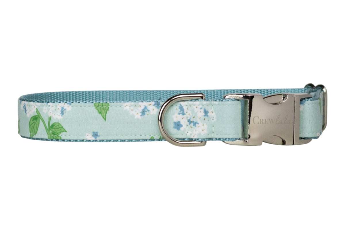 Blue Hydrangeas Bow Tie Collar