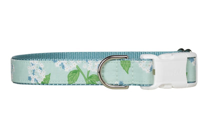 Blue Hydrangeas Bow Tie Collar