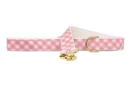 Blush and Bashful Picnic Plaid Dog Leash
