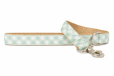 Sage Check Dog Leash