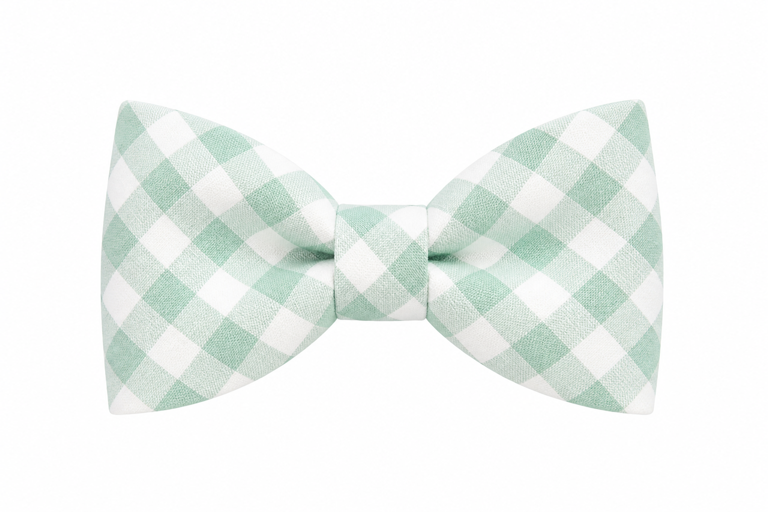 Sage Check Bow Tie - Crew LaLa