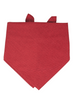 Red Herringbone Dog Bandana