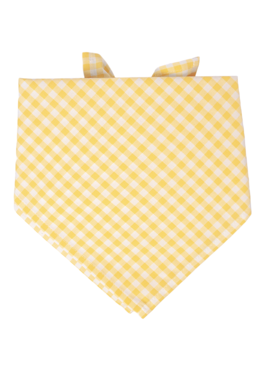 Lemon Picnic Plaid Dog Bandana