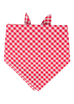 Red Picnic Plaid Dog Bandana
