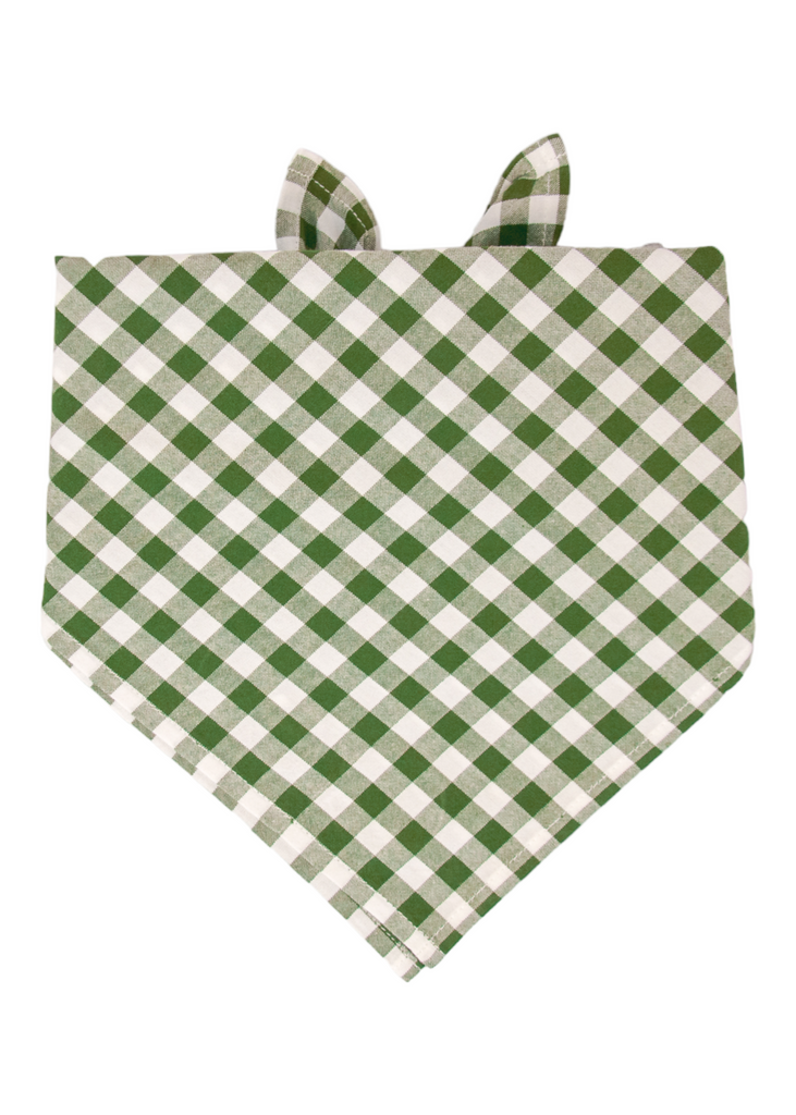 Avocado Check Dog Bandana