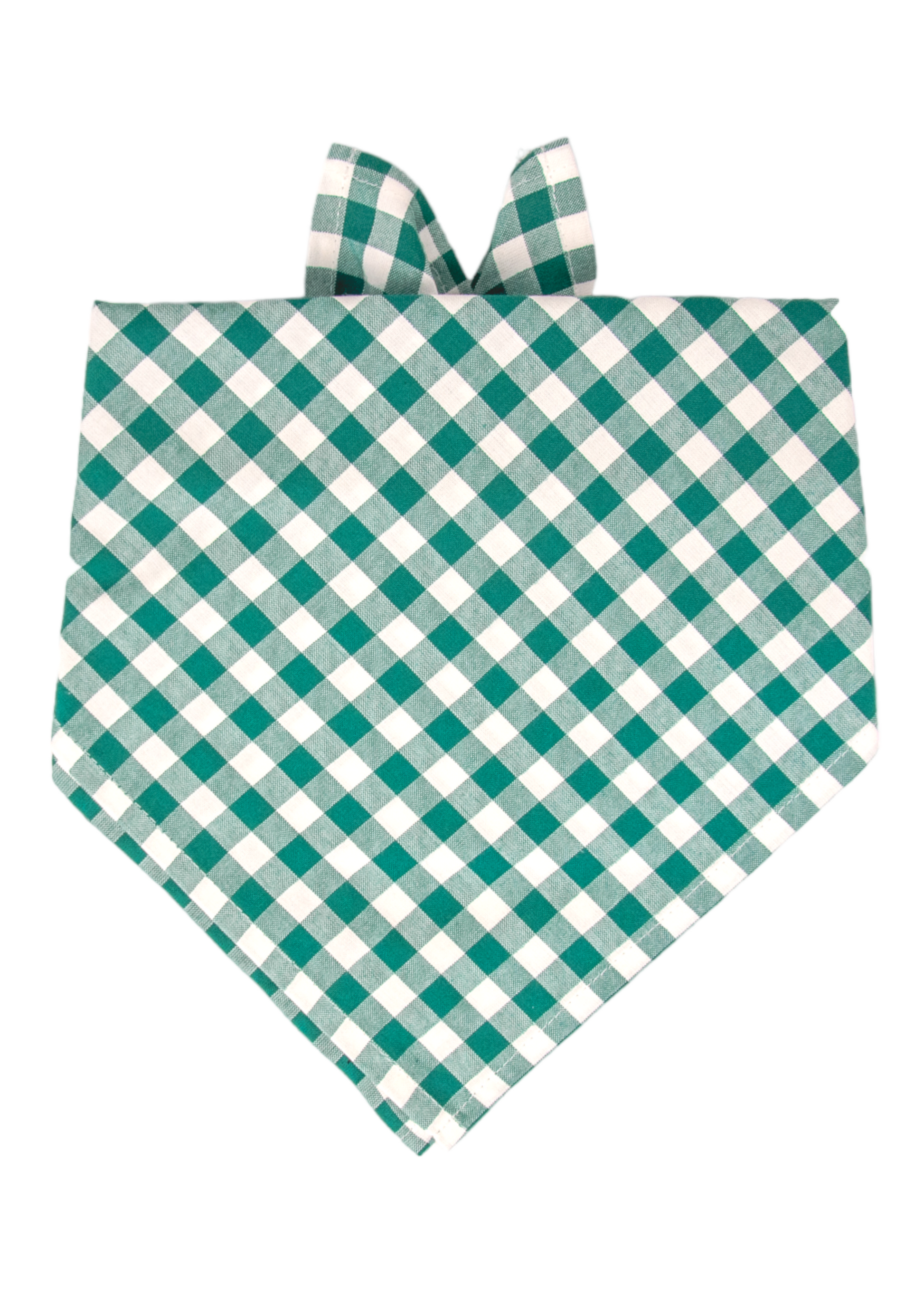 Emerald Check Dog Bandana - Crew LaLa