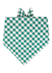 Emerald Check Dog Bandana