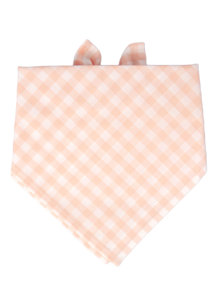 Sandy Check Dog Bandana
