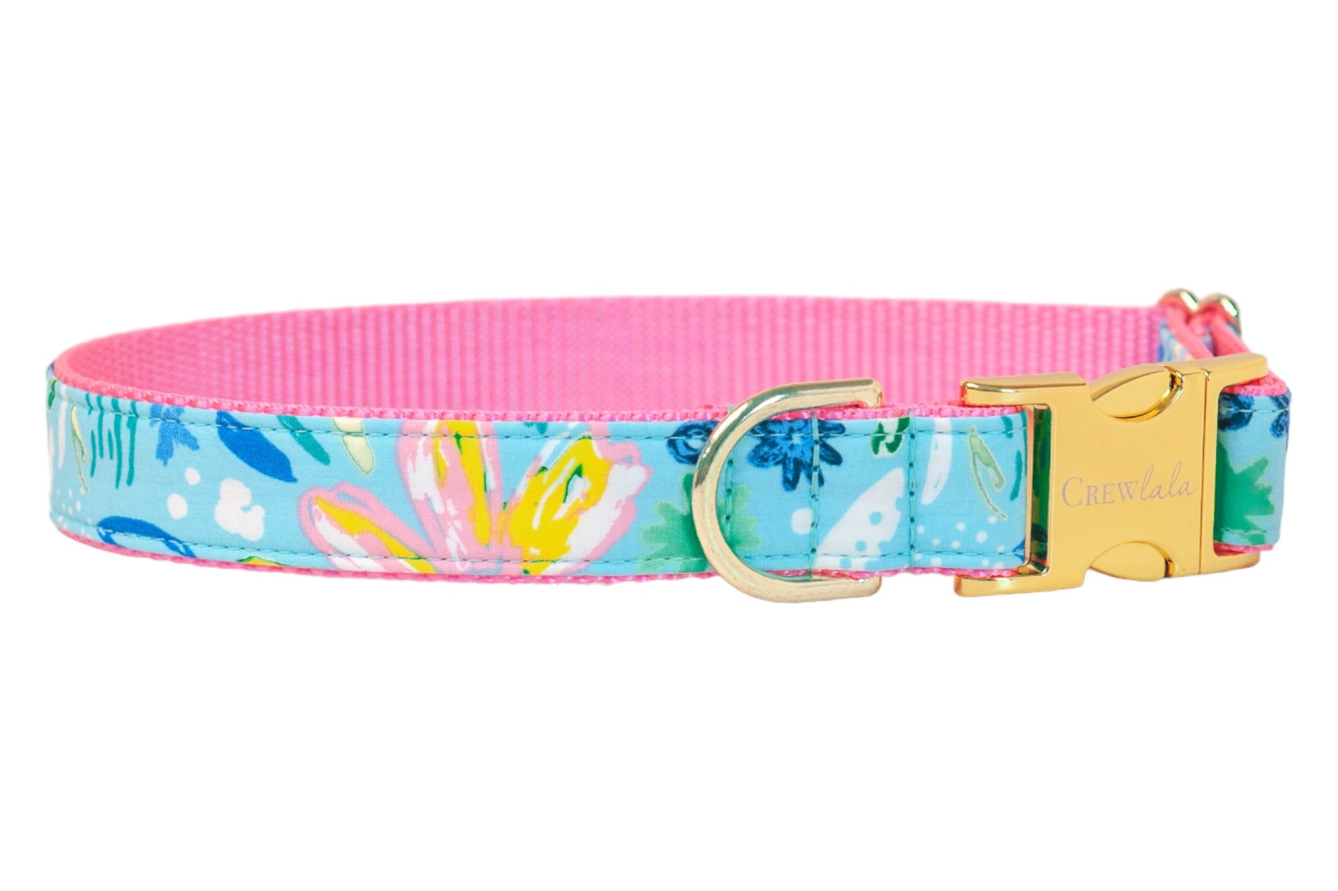 Bayside Blooms Belle Bow Dog Collar - Crew LaLa