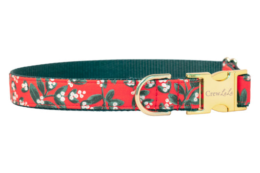 Under the Mistletoe Dog Collar - Crew LaLa