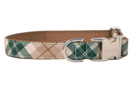Lake House Plaid Dog Collar - Crew LaLa