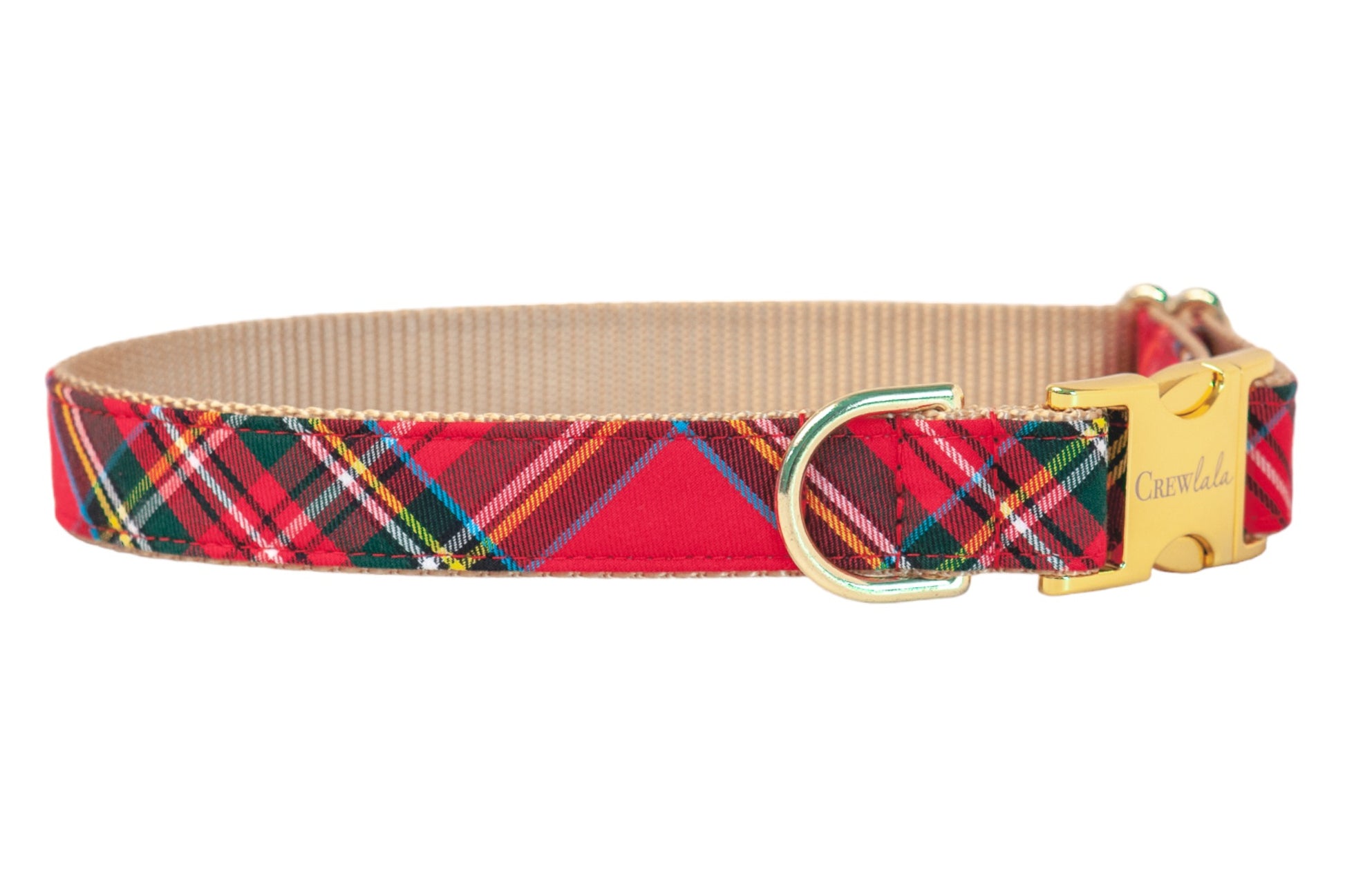 Scottish Tartan Belle Bow Dog Collar - Crew LaLa