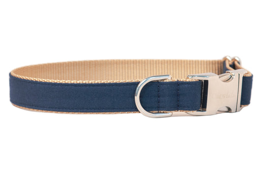 Navy Blue Dog Collar - Crew LaLa