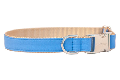 Copen Blue Belle Bow Dog Collar - Crew LaLa