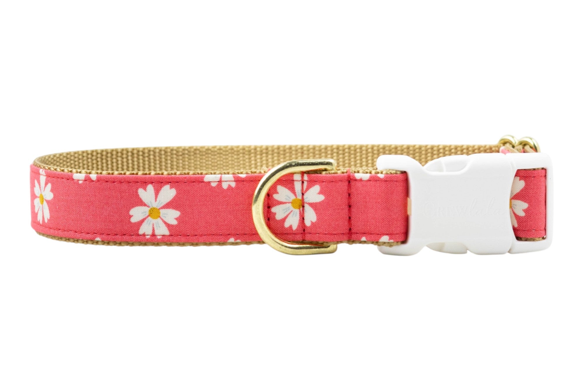 Coral Daisies Bow Tie Collar